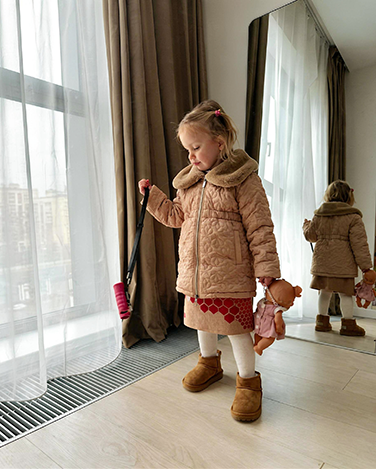 Regina Quilted Jacket with Faux Fur Collar