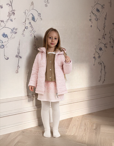 Regina Quilted Jacket with Faux Fur Collar