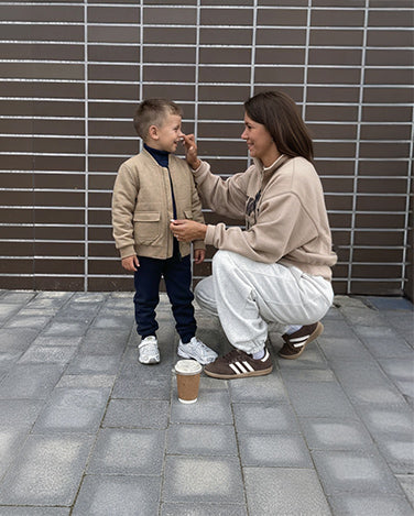 Rex Padded Bomber Jacket in Structured Fabric