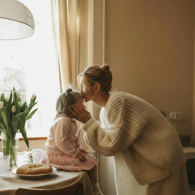 Scallop Soft Knitted Sweater with Collar and Front Placket