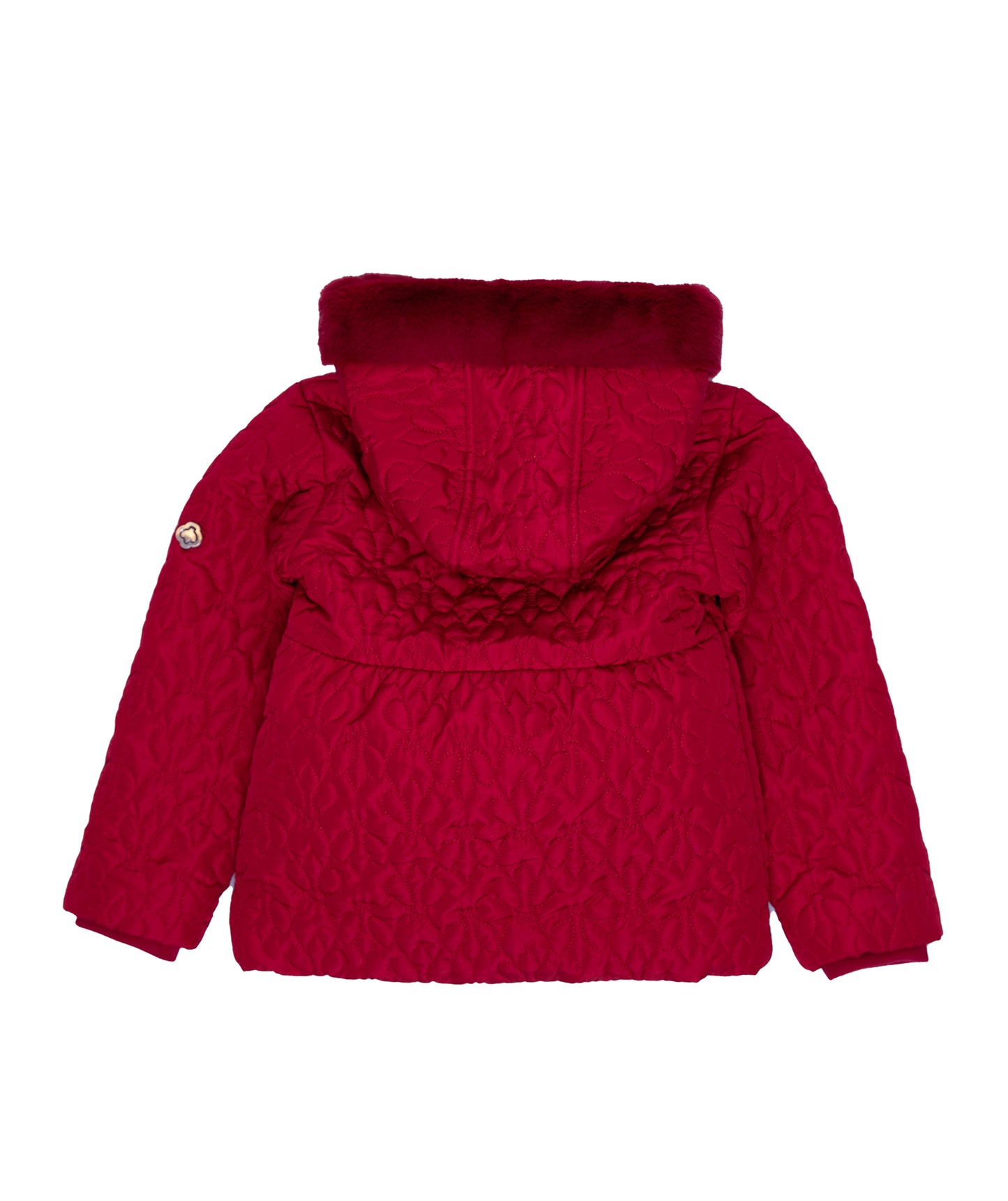 Beatrice Quilted Jacket with detachable hood with Faux Fur