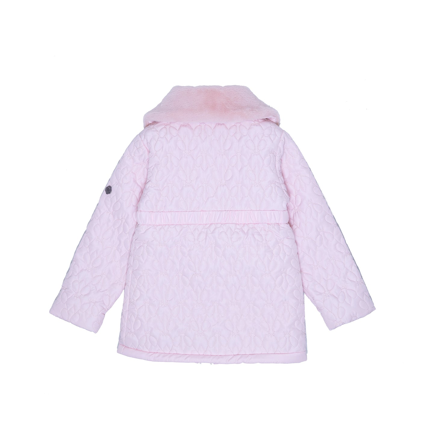 Regina Quilted Jacket with Faux Fur Collar