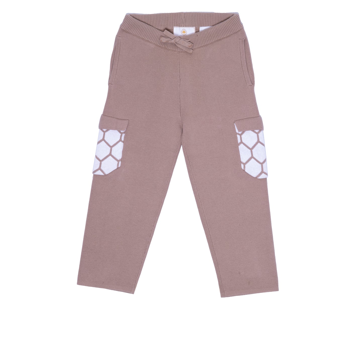 Hexagon Soft Knitted Cargo Pants