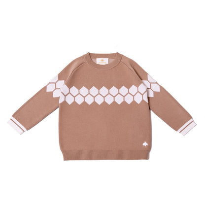 Honeycomb Soft Knitted Sweater