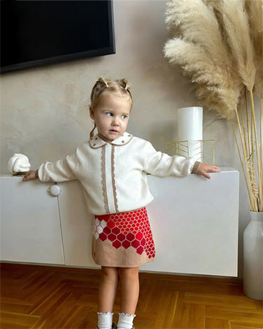 Honeycomb Soft Knitted Skirt