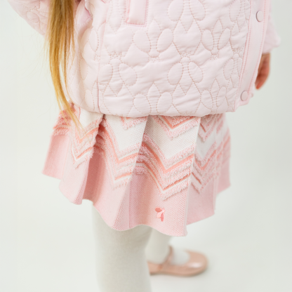 Beatrice Quilted Jacket with detachable hood with Faux Fur