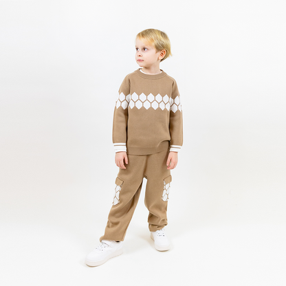 Honeycomb Soft Knitted Sweater