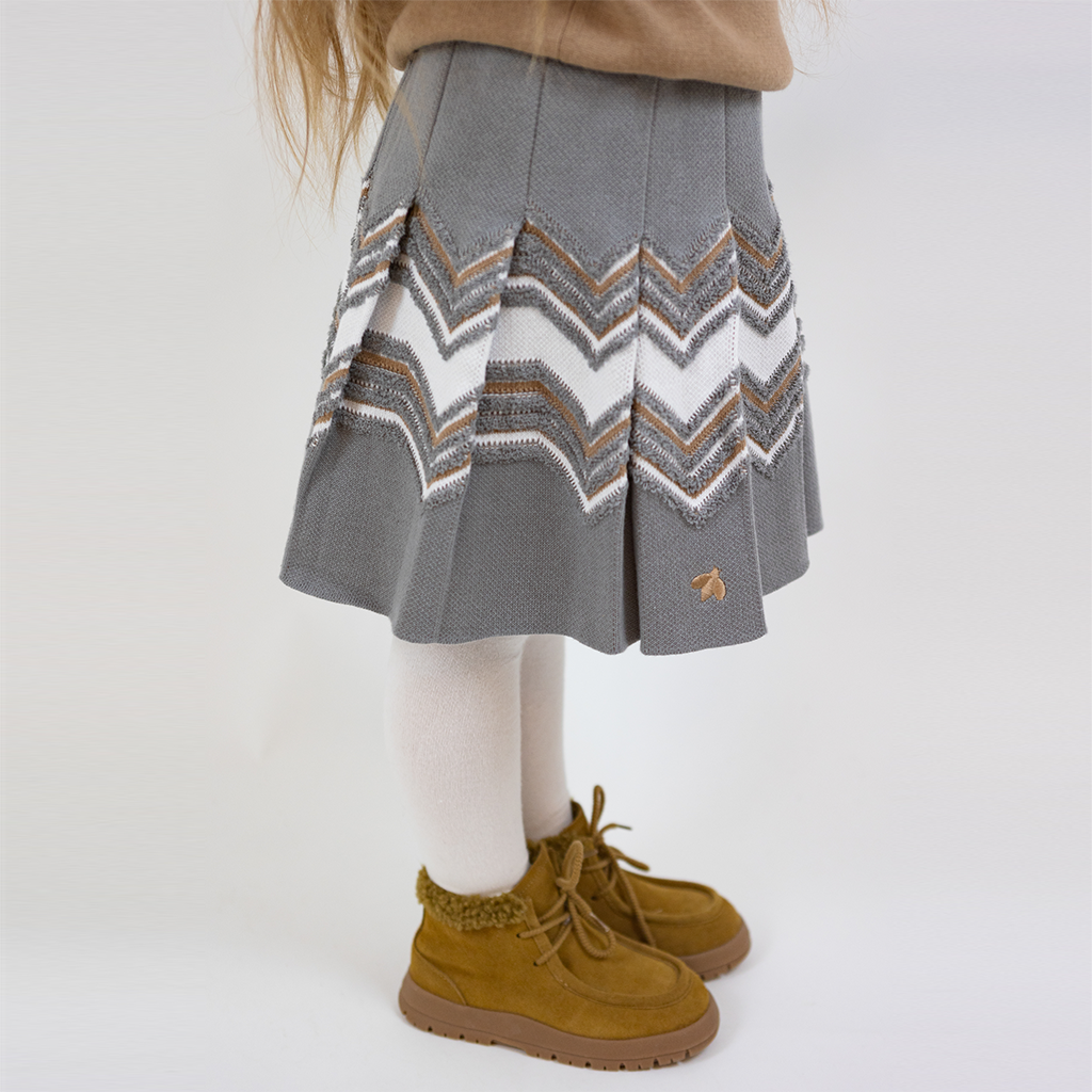 Buzz Pleated Soft Knitted Skirt