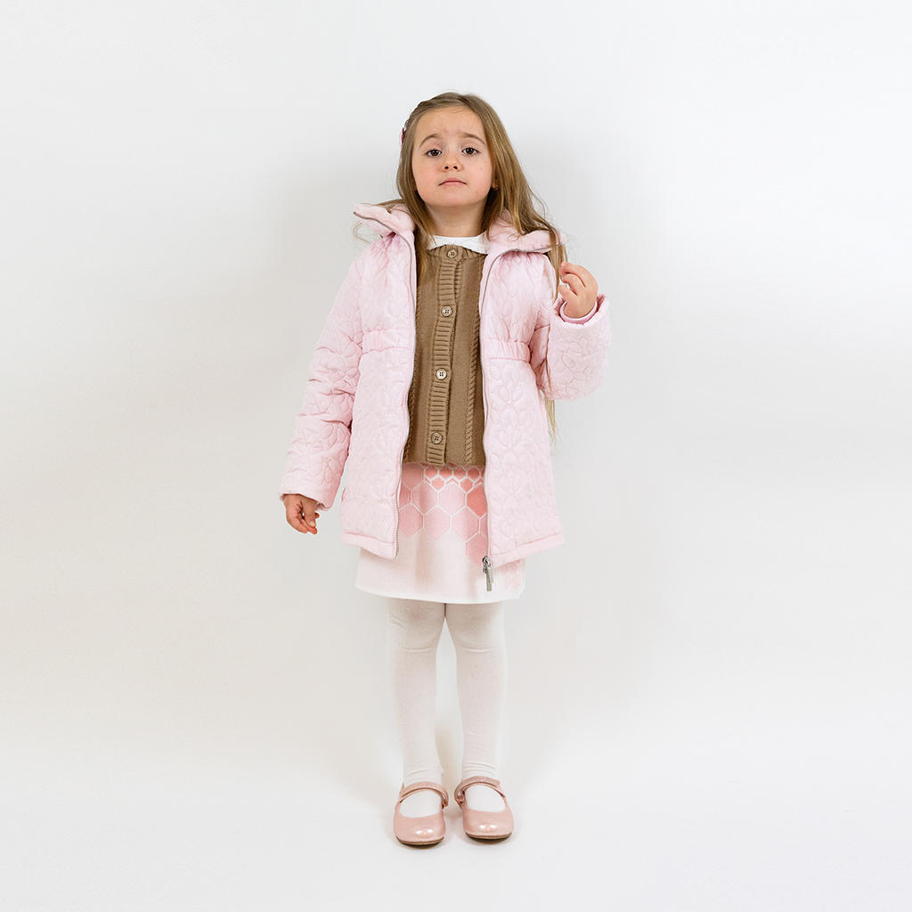 Regina Quilted Jacket with Faux Fur Collar