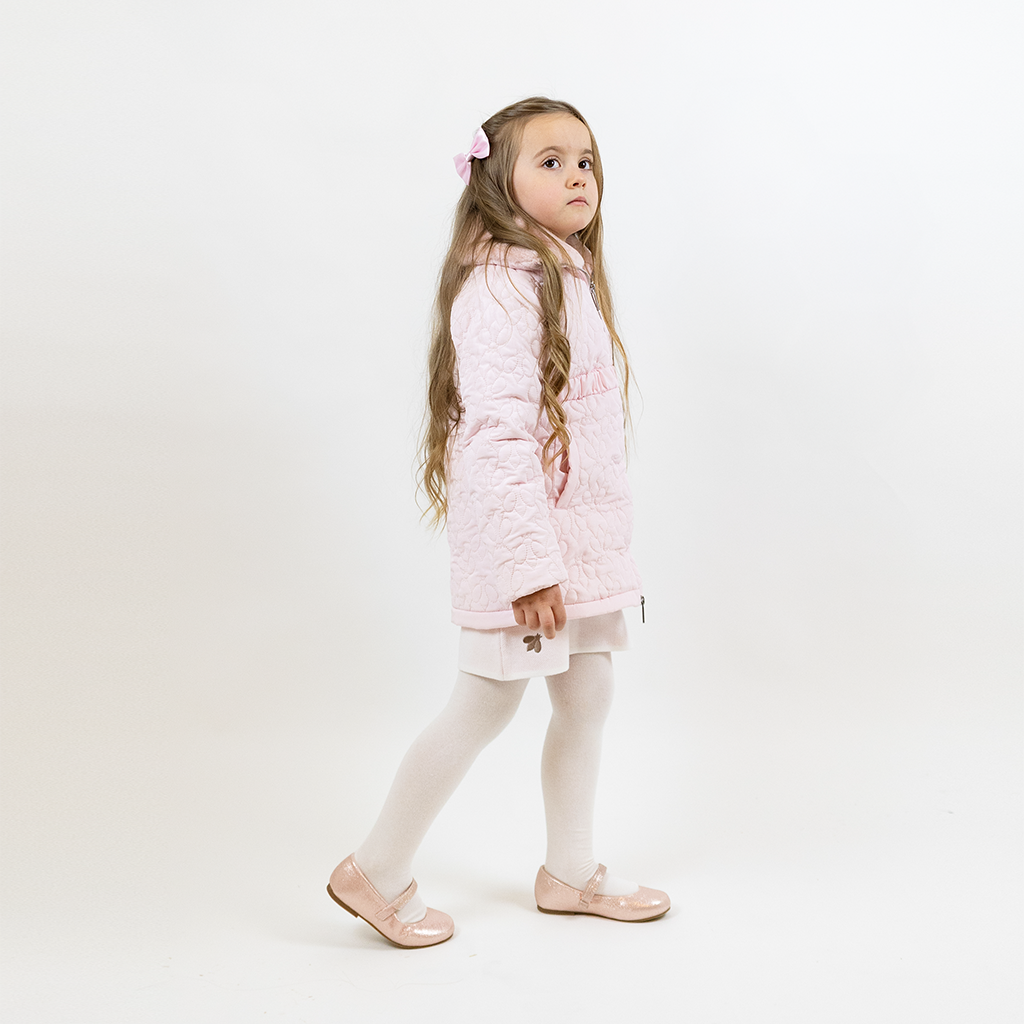 Regina Quilted Jacket with Faux Fur Collar